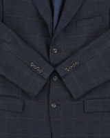 Vintage Ralph Lauren Check Wool Single Breasted Blazer - XL