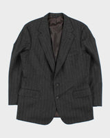 Vintage 1980s Ralph Lauren Polo University Club Made In USA Wool Blazer - M