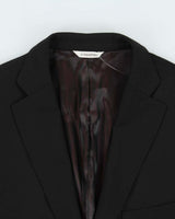 Vintage 1980s Gino Valentino Wool &amp; Silk Blazer - M