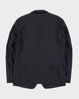 Vintage Ermenegildo Zegna Pin Stripe Wool Single Breasted Blazer - L