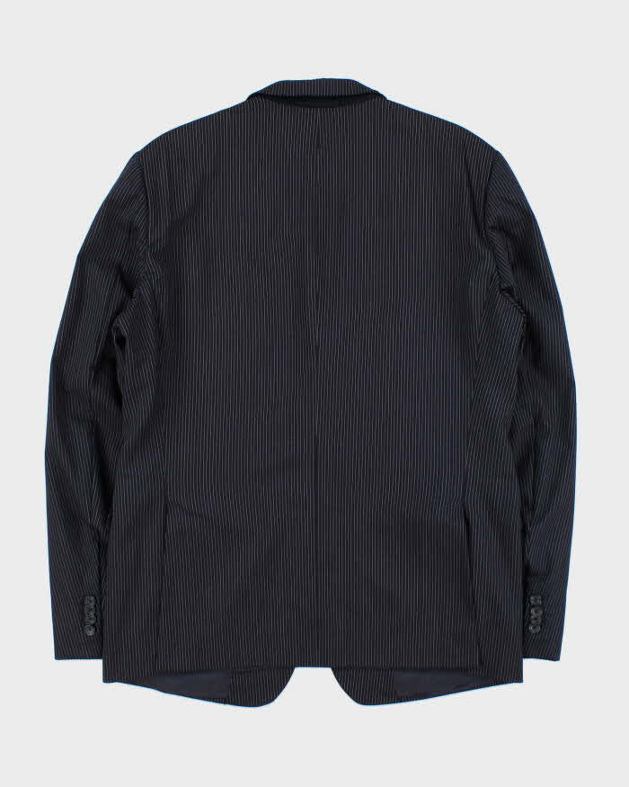 Vintage Ermenegildo Zegna Pin Stripe Wool Single Breasted Blazer - L