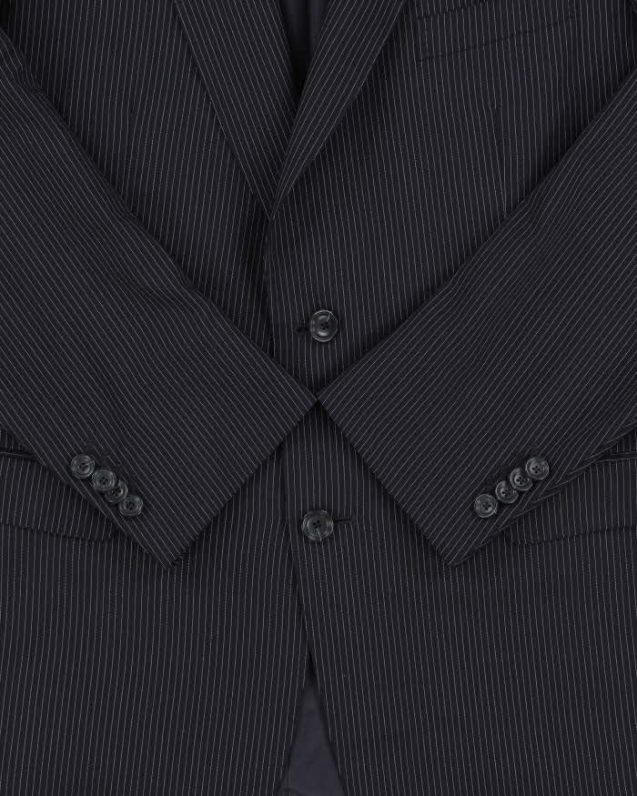 Vintage Ermenegildo Zegna Pin Stripe Wool Single Breasted Blazer - L