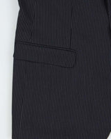 Vintage Ermenegildo Zegna Pin Stripe Wool Single Breasted Blazer - L