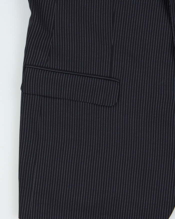 Vintage Ermenegildo Zegna Pin Stripe Wool Single Breasted Blazer - L