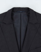 Vintage Ermenegildo Zegna Pin Stripe Wool Single Breasted Blazer - L