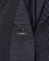Vintage Ermenegildo Zegna Pin Stripe Wool Single Breasted Blazer - L