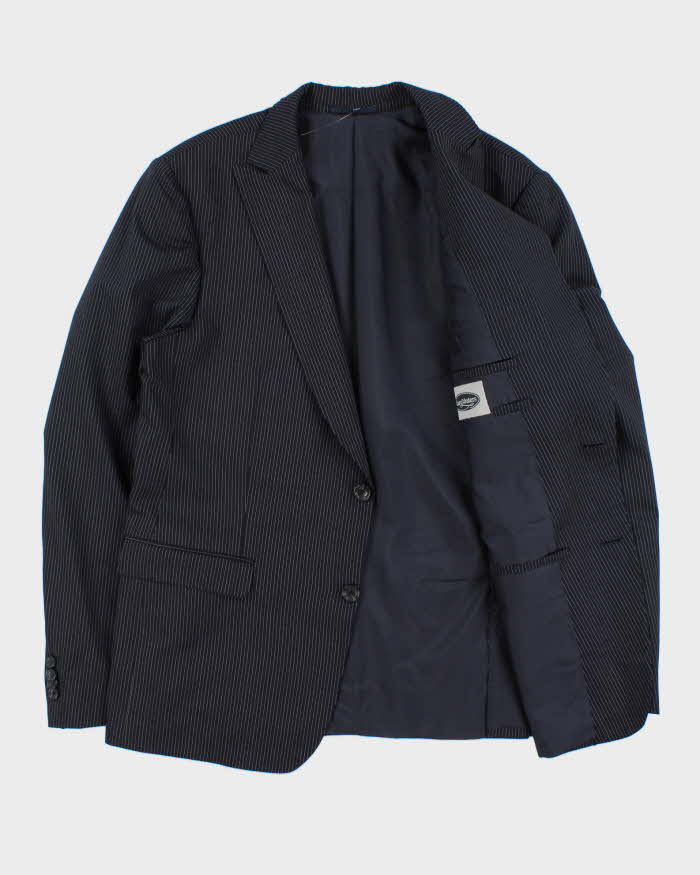 Vintage Ermenegildo Zegna Pin Stripe Wool Single Breasted Blazer - L