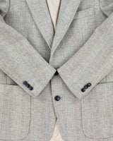 Vintage 1980s Harris Tweed Hand Woven Wool Single Berated Single Breasted Blazer - M