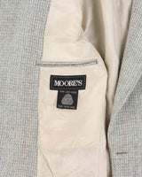 Vintage 1980s Harris Tweed Hand Woven Wool Single Berated Single Breasted Blazer - M