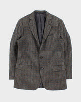 Vintage Brookes Brothers Harris Tweed Hand Woven Wool Single Berated Single Breasted Blazer - M