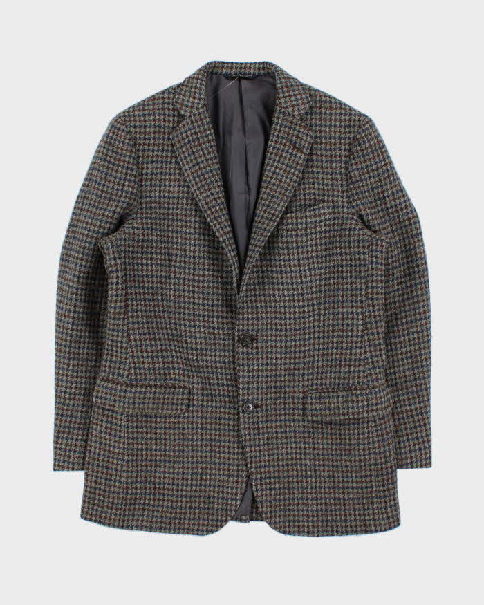 Vintage Brookes Brothers Harris Tweed Hand Woven Wool Single Berated Single Breasted Blazer - M