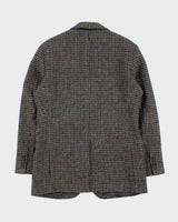 Vintage Brookes Brothers Harris Tweed Hand Woven Wool Single Berated Single Breasted Blazer - M