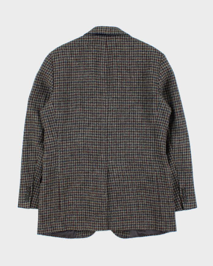 Vintage Brookes Brothers Harris Tweed Hand Woven Wool Single Berated Single Breasted Blazer - M