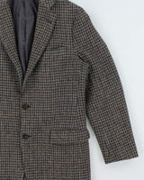 Vintage Brookes Brothers Harris Tweed Hand Woven Wool Single Berated Single Breasted Blazer - M