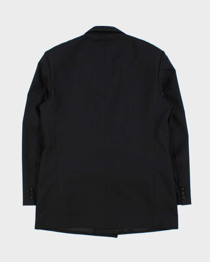 Vintage 1980s Yves Saint Laurent Wool Double Breasted Blazer - L