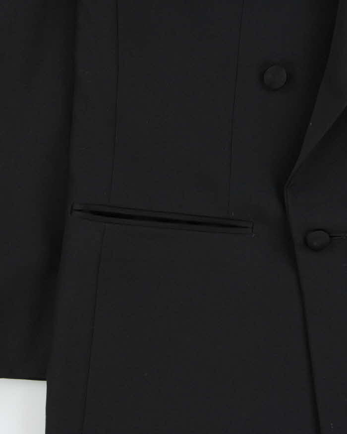Vintage 1980s Yves Saint Laurent Wool Double Breasted Blazer - L