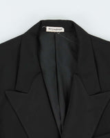 Vintage 1980s Yves Saint Laurent Wool Double Breasted Blazer - L