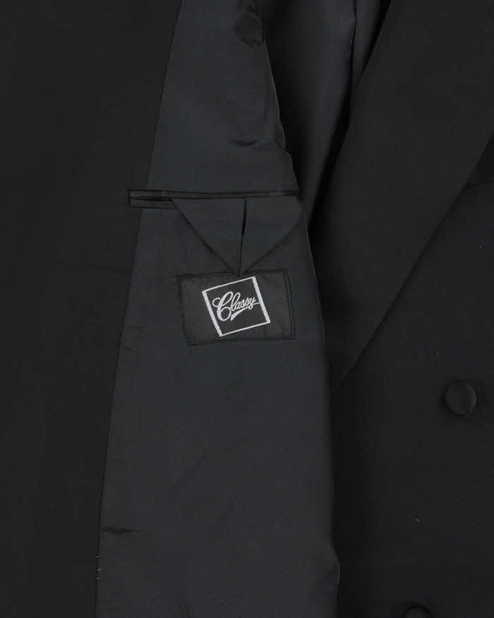Vintage 1980s Yves Saint Laurent Wool Double Breasted Blazer - L