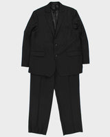 Vintage Lauren Ralph Lauren Wool Pinstripe Single Breasted Relaxed Straight Leg Two-Piece Suit - XL