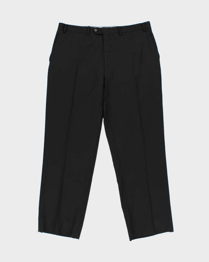 Vintage Lauren Ralph Lauren Wool Pinstripe Single Breasted Relaxed Straight Leg Two-Piece Suit - XL