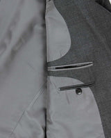 2022 Tom Ford Charcoal Woven Wool Pointed Lapel Single Breasted Relaxed Straight Leg Two-Piece Suit - XL
