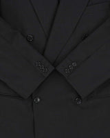 Vintage 1990s Yves Saint Laurent Wool Pinstripe Made In Canada Double Breasted Blazer - L