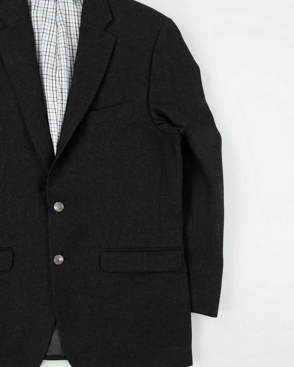 Vintage Lauren Ralph Lauren LRL Wool Single Breasted Twill Blazer - L