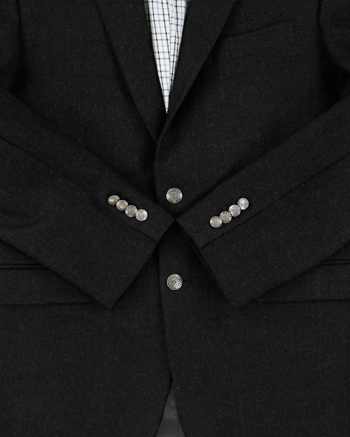 Vintage Lauren Ralph Lauren LRL Wool Single Breasted Twill Blazer - L