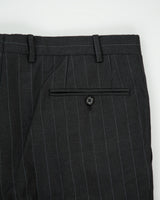 Vintage Y2K 00s Canali Exclusive Collection Pinstripe Super 150's Wool 3 Button Double Pleated Relaxed Straight Leg Two-Piece Suit - L / W36 L31