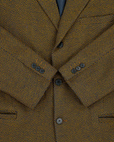 Vintage 1990s Versace V2 Pattern Wool Union Made In USA 3 Button Sport Coat Blazer - L