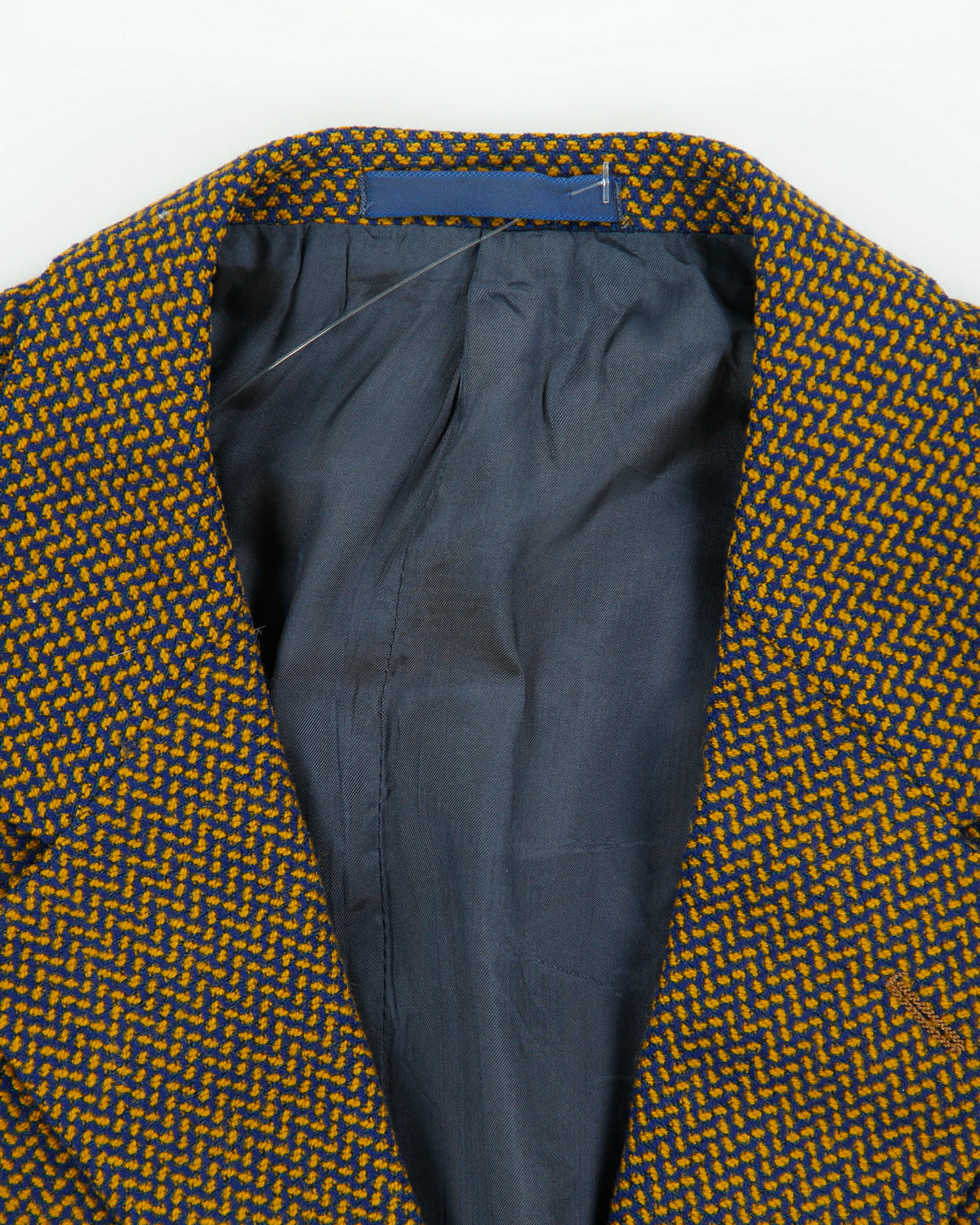 Vintage 1990s Versace V2 Pattern Wool Union Made In USA 3 Button Sport Coat Blazer - L