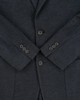 F/W 2015 Prada Navy Tweed Cashmere Wool 2 Button Blazer - M