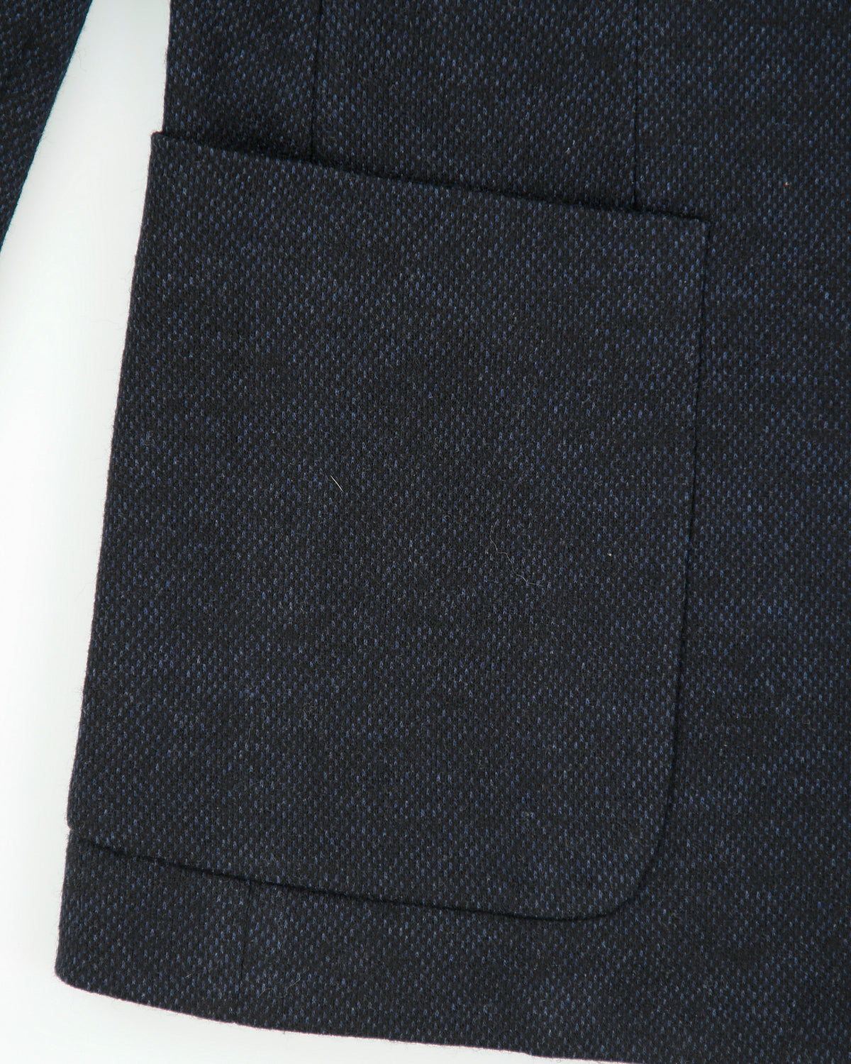 F/W 2015 Prada Navy Tweed Cashmere Wool 2 Button Blazer - M