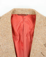 Vintage 1980s Sears Tweed Wool Made In Canada 2 Button Sport Coat Blazer - M