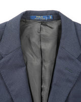 Polo Ralph Lauren Navy Striped Wool 2 Button Slim Fit Leg Made In Italy Two-Piece Suit - M / W34 L31