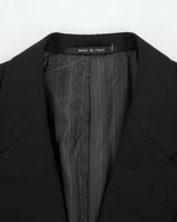Vintage Y2K 00s Armani Collezioni Super 150's Striped Wool 3 Button Relaxed Straight Leg Two-Piece Suit - L / W32 L31