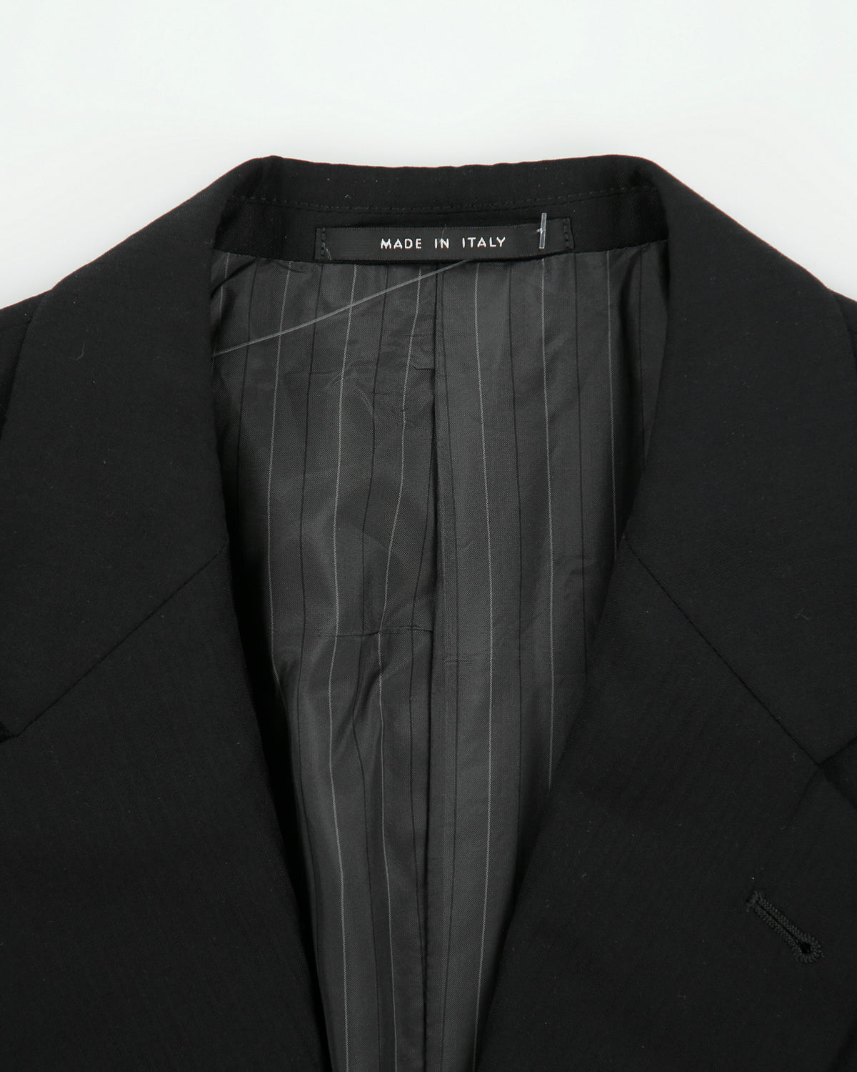Vintage Y2K 00s Armani Collezioni Super 150's Striped Wool 3 Button Relaxed Straight Leg Two-Piece Suit - L / W32 L31