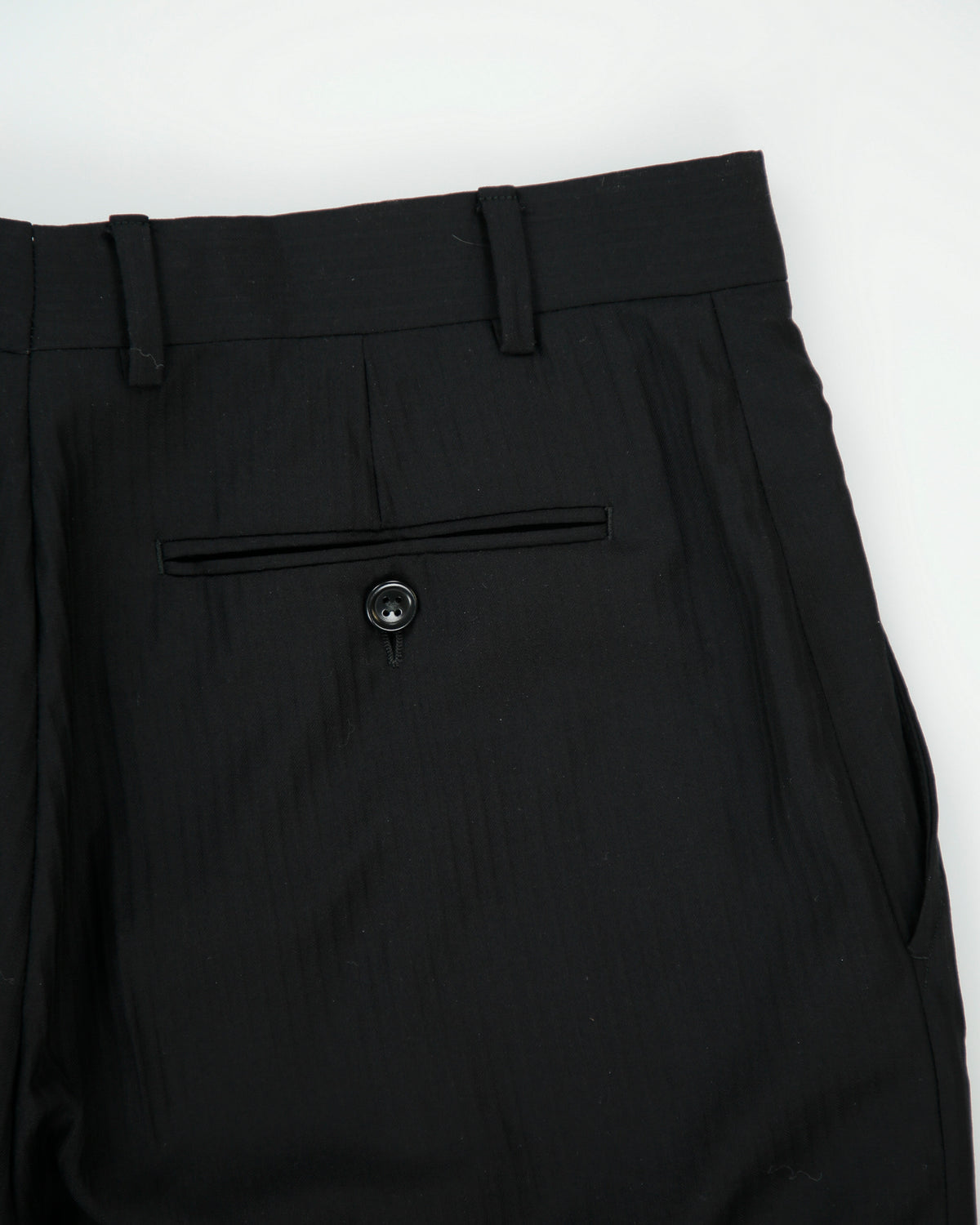 Vintage Y2K 00s Armani Collezioni Super 150's Striped Wool 3 Button Relaxed Straight Leg Two-Piece Suit - L / W32 L31