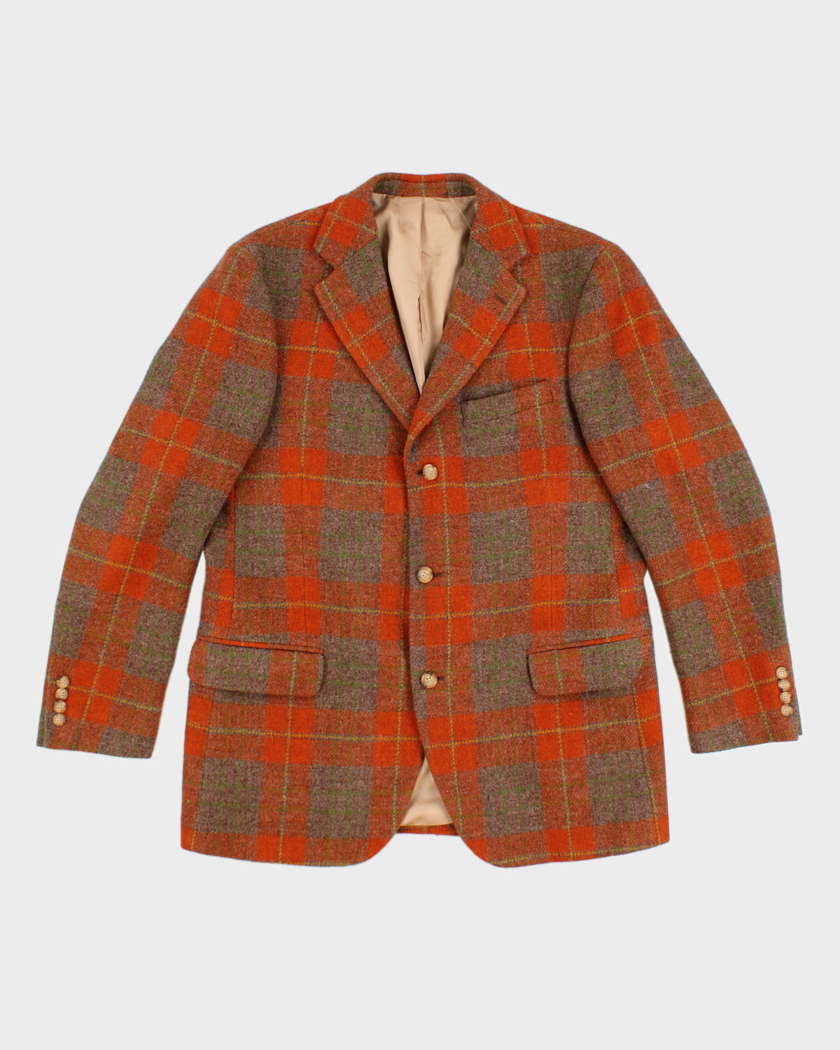 Classic Harris Tweed Suit Jacket - M