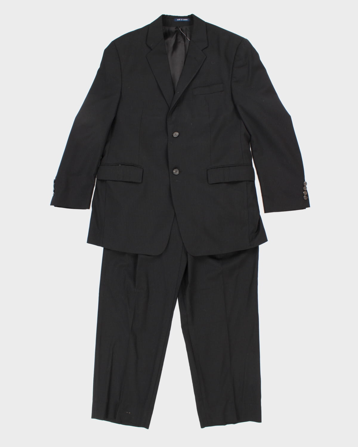 Vintage Chaps Black Suit Jacket Set