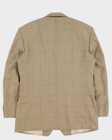 Vintage 90's Tommy Hilfiger Tan Suit Jacket - L