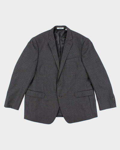 Vintage DKNY Wool Checked Suit - L