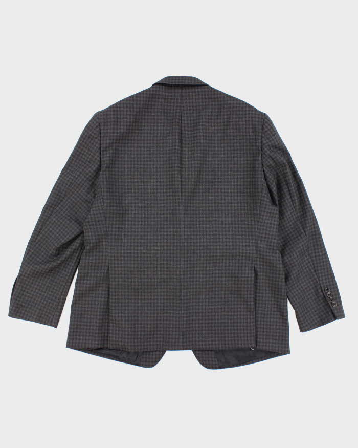 Vintage DKNY Wool Checked Suit - L