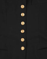 Vintage 80s DKNY Military Uniform Wool Blazer Jacket - S