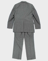Vintage Wool Grey Pinstripe Suit - M