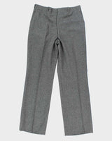 Vintage Wool Grey Pinstripe Suit - M