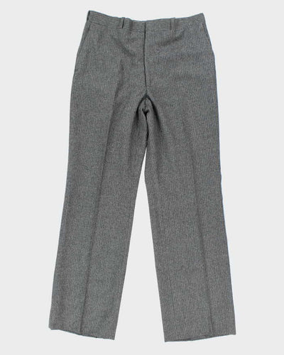 Vintage Wool Grey Pinstripe Suit - M