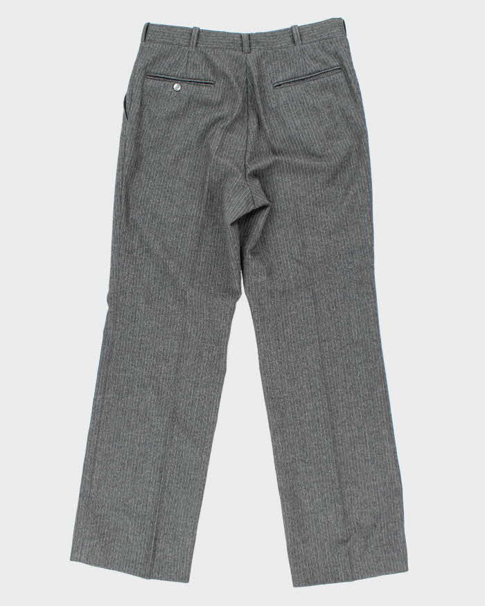 Vintage Wool Grey Pinstripe Suit - M