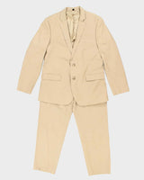 Vintage J Crew Tan Suit - M