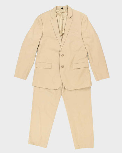 Vintage J Crew Tan Suit - M